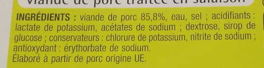 Allumettes nature - Ingrediënten - fr