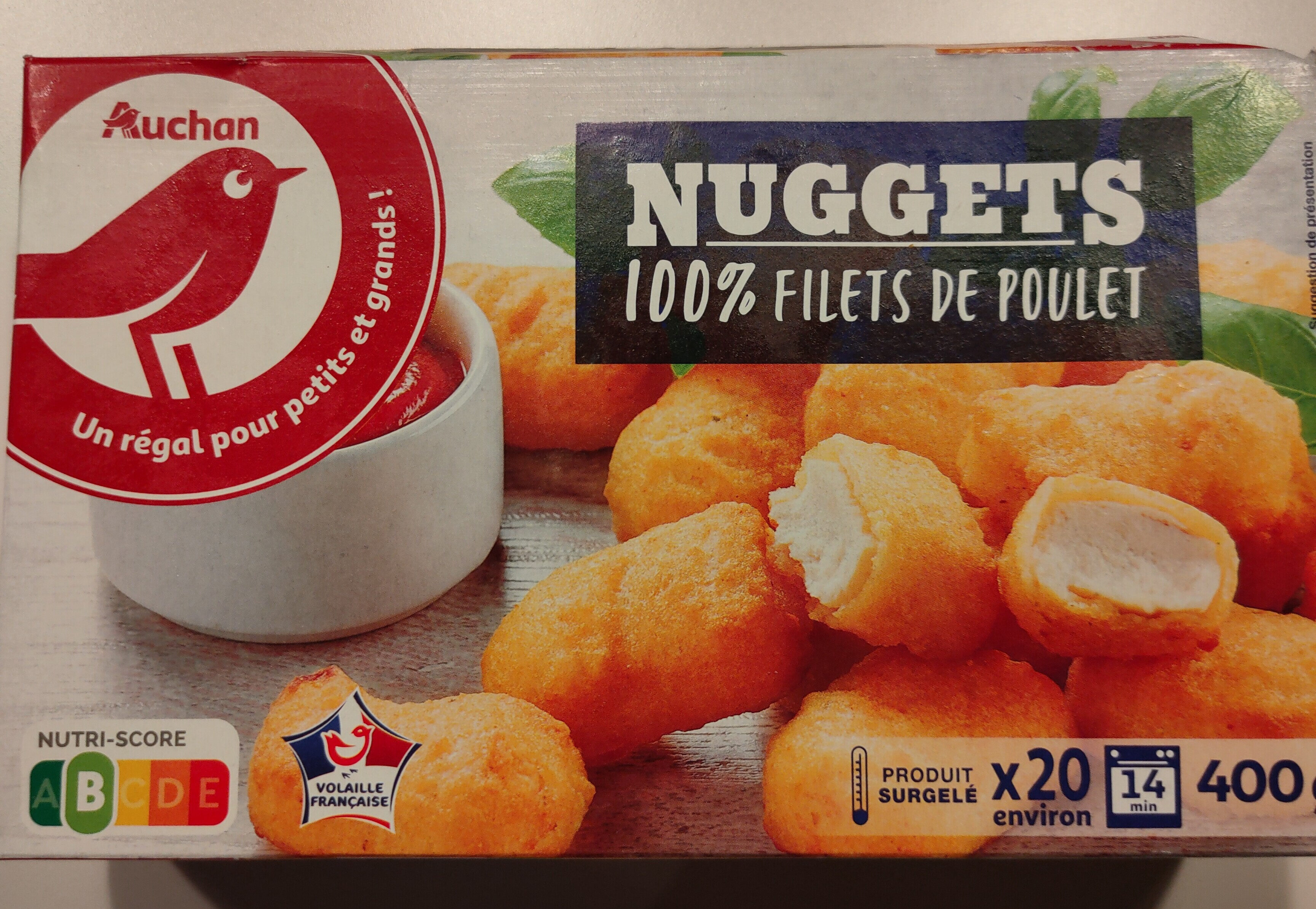Nuggets - Ingredientes - fr