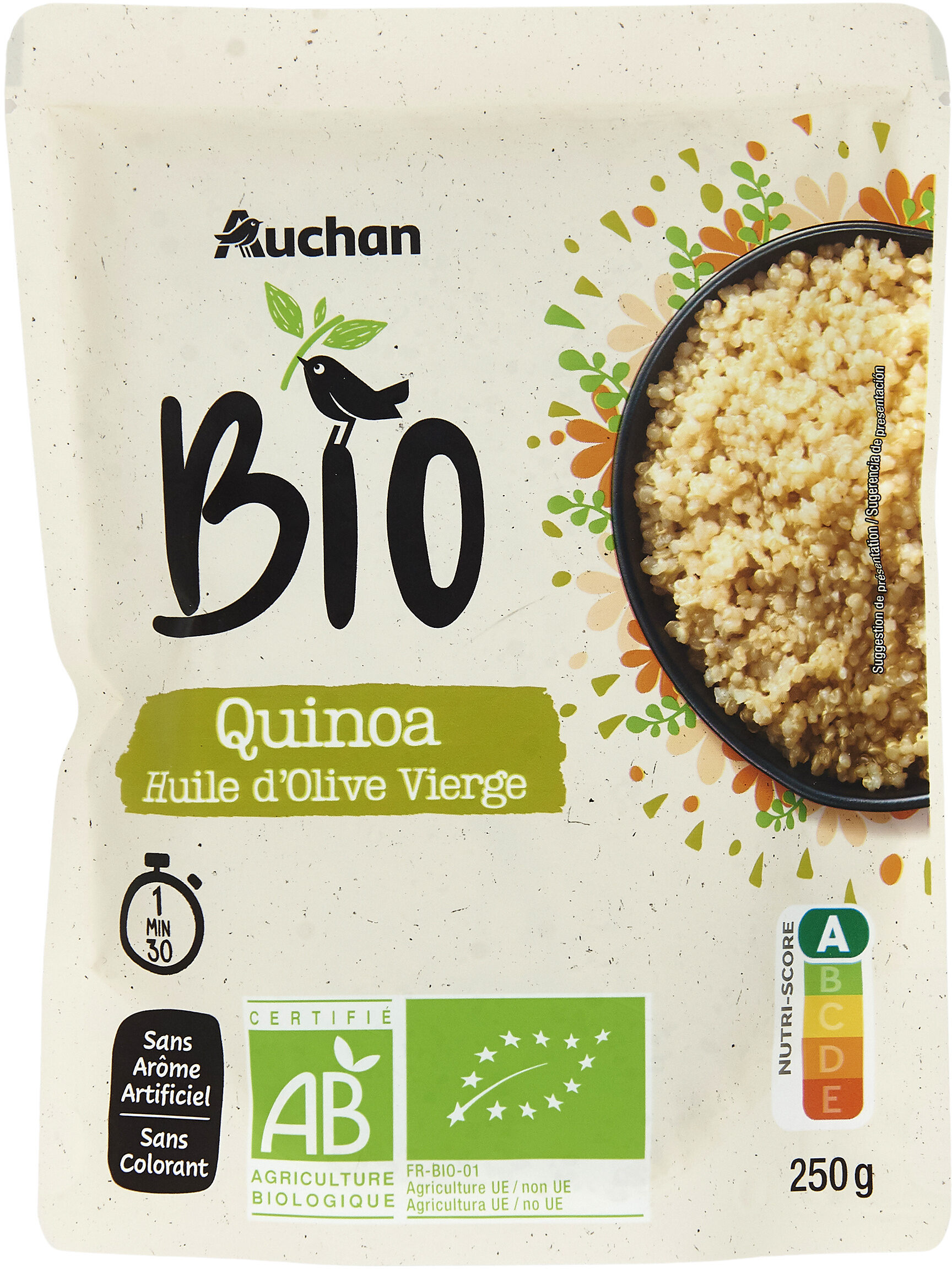 Quinoa à l'huile d'olive (2%) issu de l'agriculture biologique - Product - fr