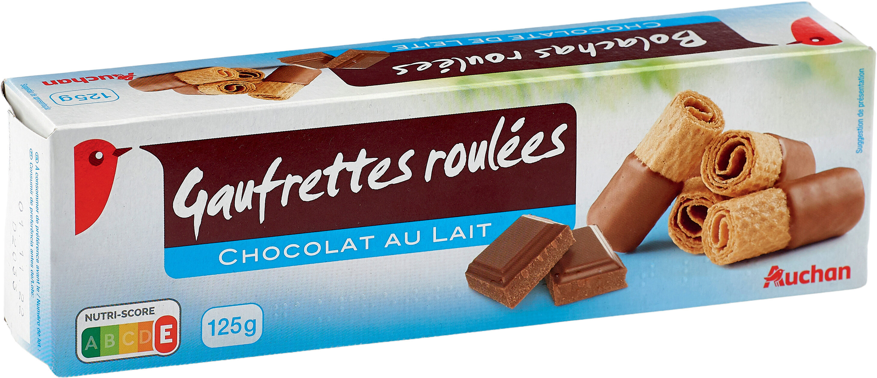 Gaufrettes roulées chocolat au lait - Product - fr