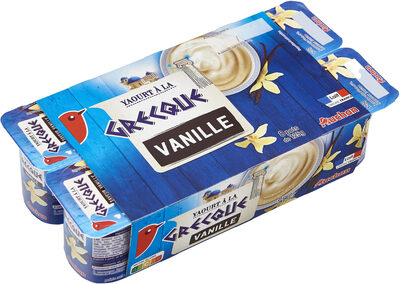 Auchan yaourt a la grecque vanille 8x125g - Produit