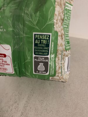 Riz pour risotto - Recycling instructions and/or packaging information - fr
