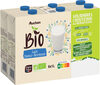 Auchan bio lait demi ecreme origine france solidaires pour soutenir nos producteurs 6x1l - Produit