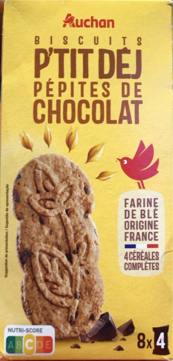 Biscuits p’tit déj pépites de chocolat - Produit