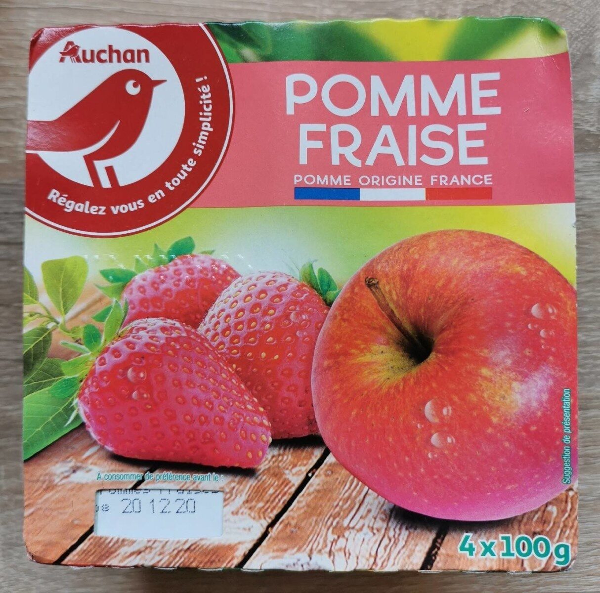 Compote pomme fraise - Produit
