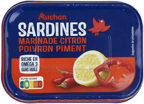 Sardines marinade citron poivron piment - Produit