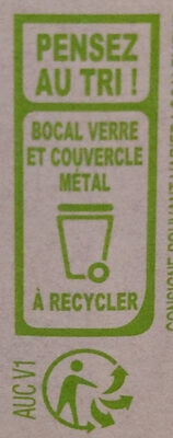 Pesto verde - Instruction de recyclage et/ou informations d'emballage