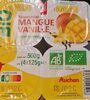 Yaourt mixé mangue vanille bio - Produit