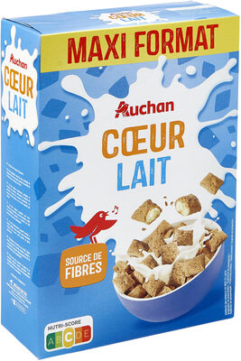 Auchan cereales coeur lait 650g - Product