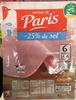 Jambon de Paris (-25% de sel) - Produit
