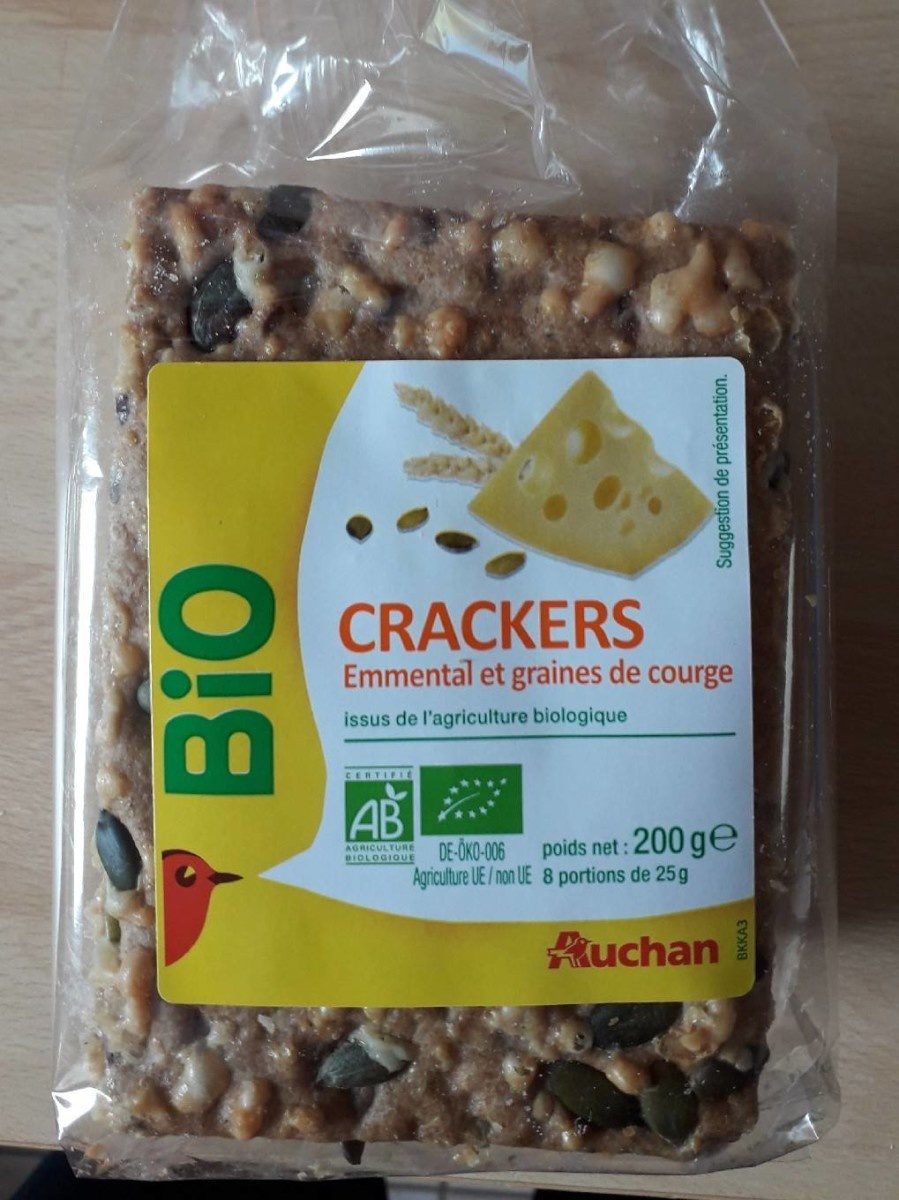 Crackers emmental et graines de courge - Product - fr