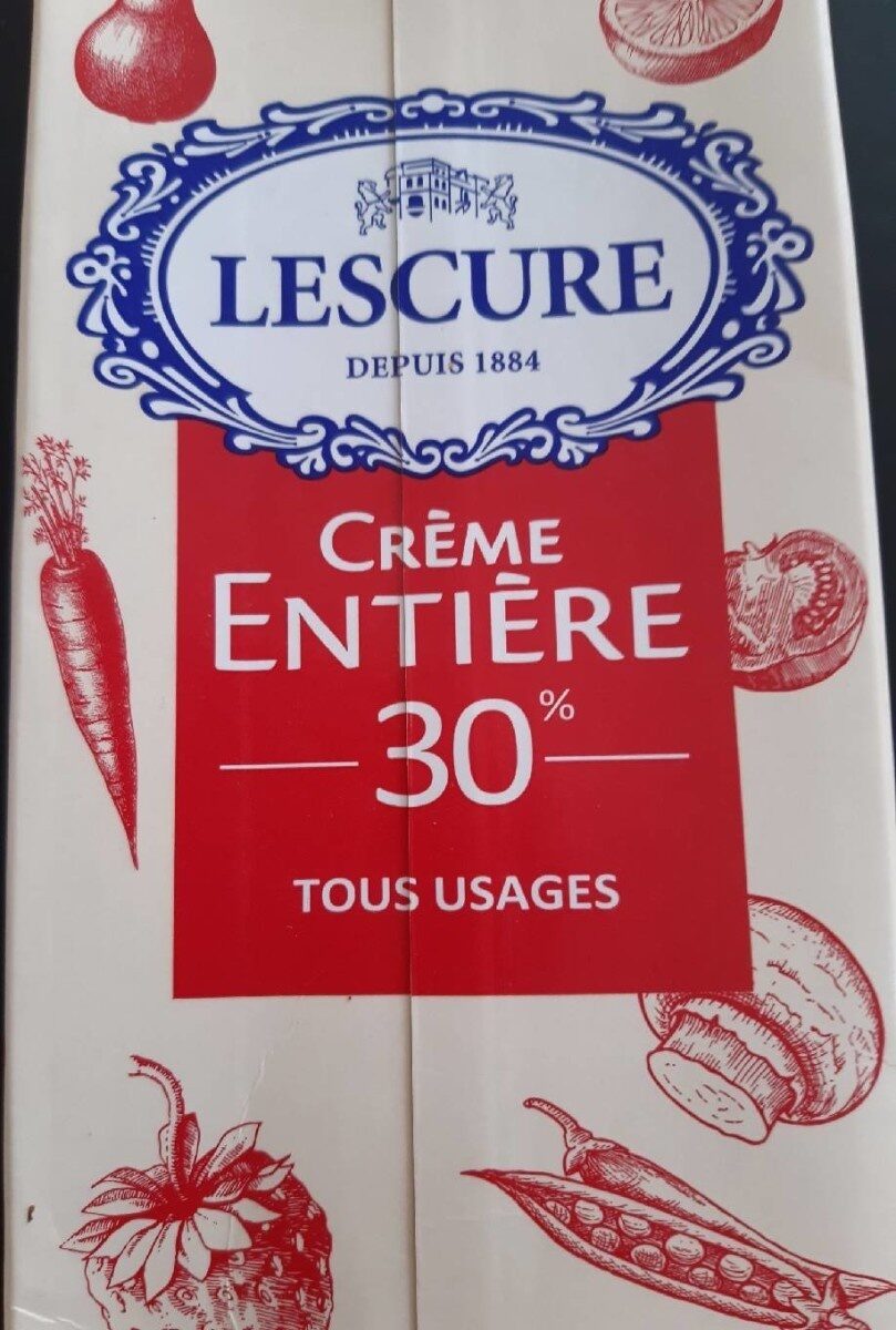 Crème entière 30% - Product - fr