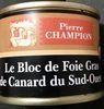 bloc de  foie gras - Product