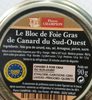 Bloc de foie gras de canard du sud ouest - Product