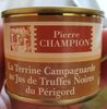 La Terrine Campagnarde au Jus de Truffes Noires du Périgord - Produit