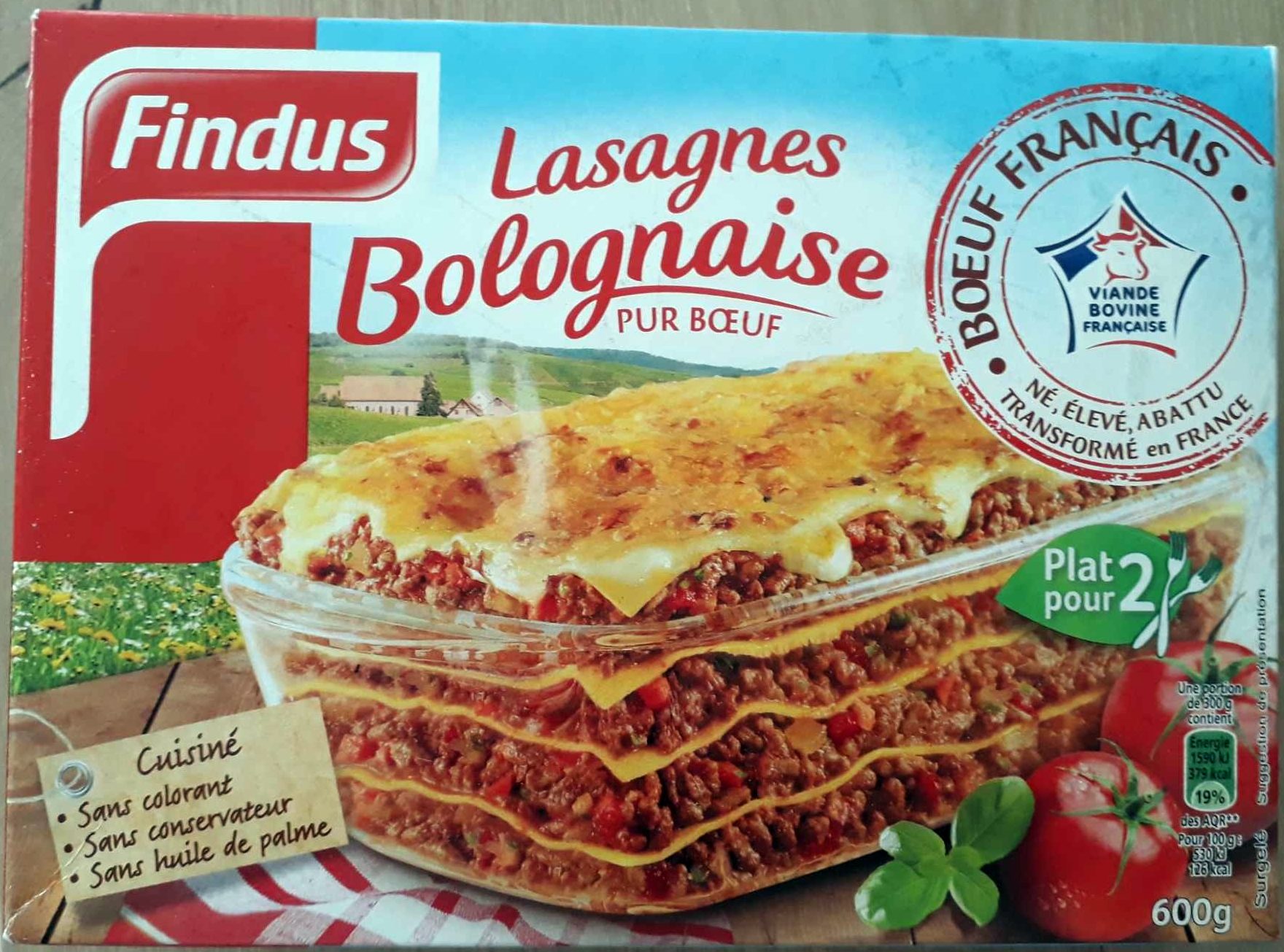 Lasagnes Bolognaise Pur Bœuf - Produit