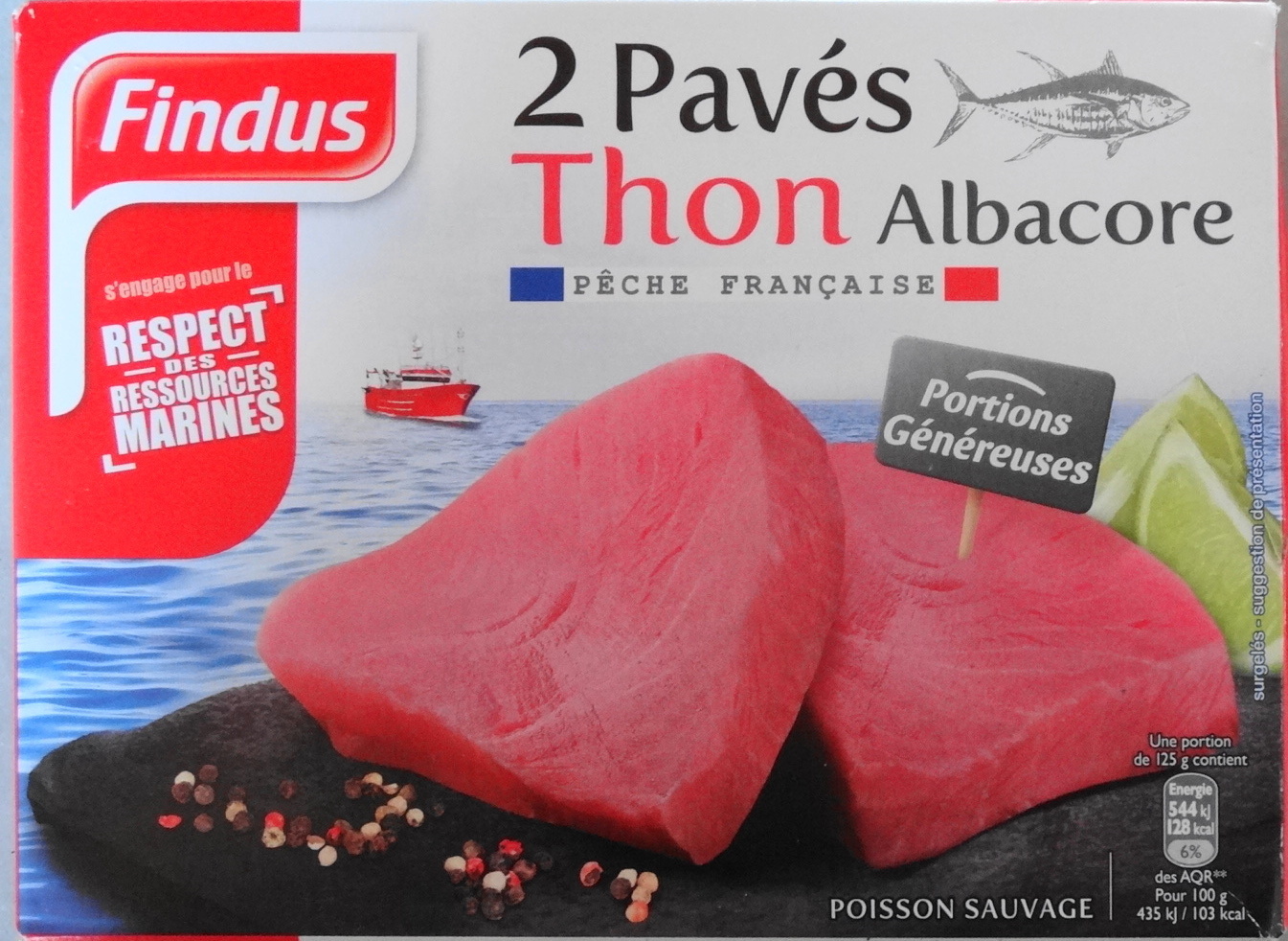 2 Pavés Thon Albacore - Product - fr