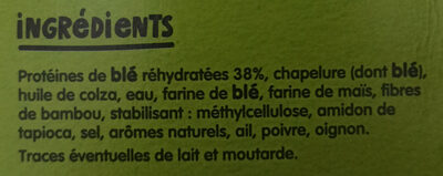 Nuggets vegetaux - Ingredients - fr