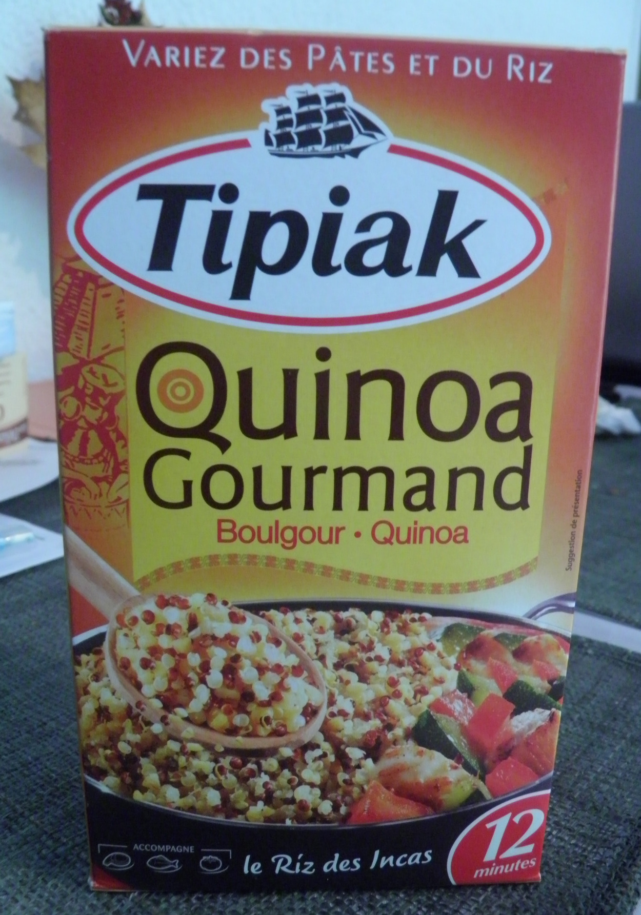 Quinoa gourmand Boulgour Quinoa Tipiak - Product - fr