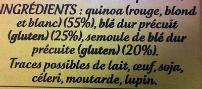 Quinoa Gourmand - المكونات - fr