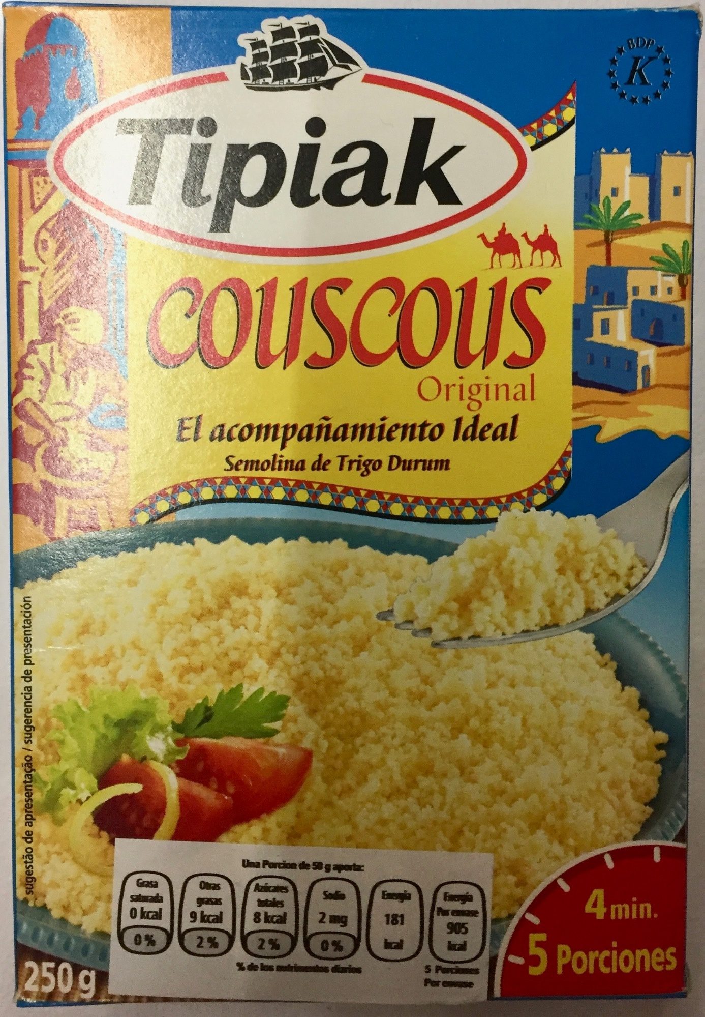 Couscous original Tipiak - Produit - es
