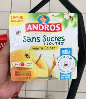 Pomme golden sans sucre ajoutés - Product - fr
