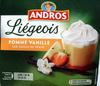 Liégeois Pomme Vanille sur Coulis de Fraise - Product