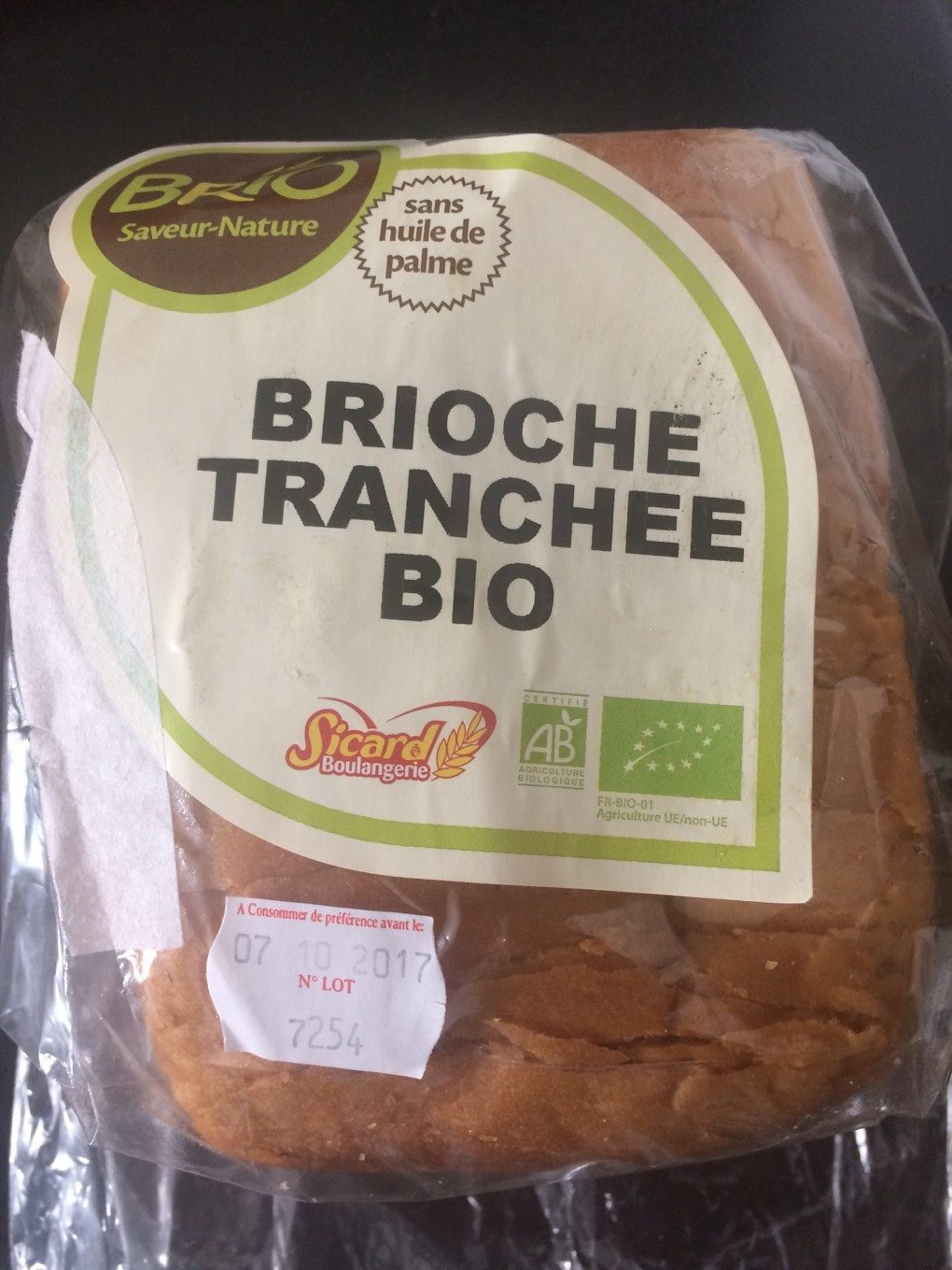 Brioche Tranchée Bio - Producto - fr