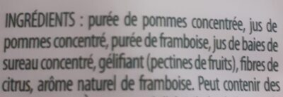 Fruit Stick - Framboise - Ingrediënten - fr