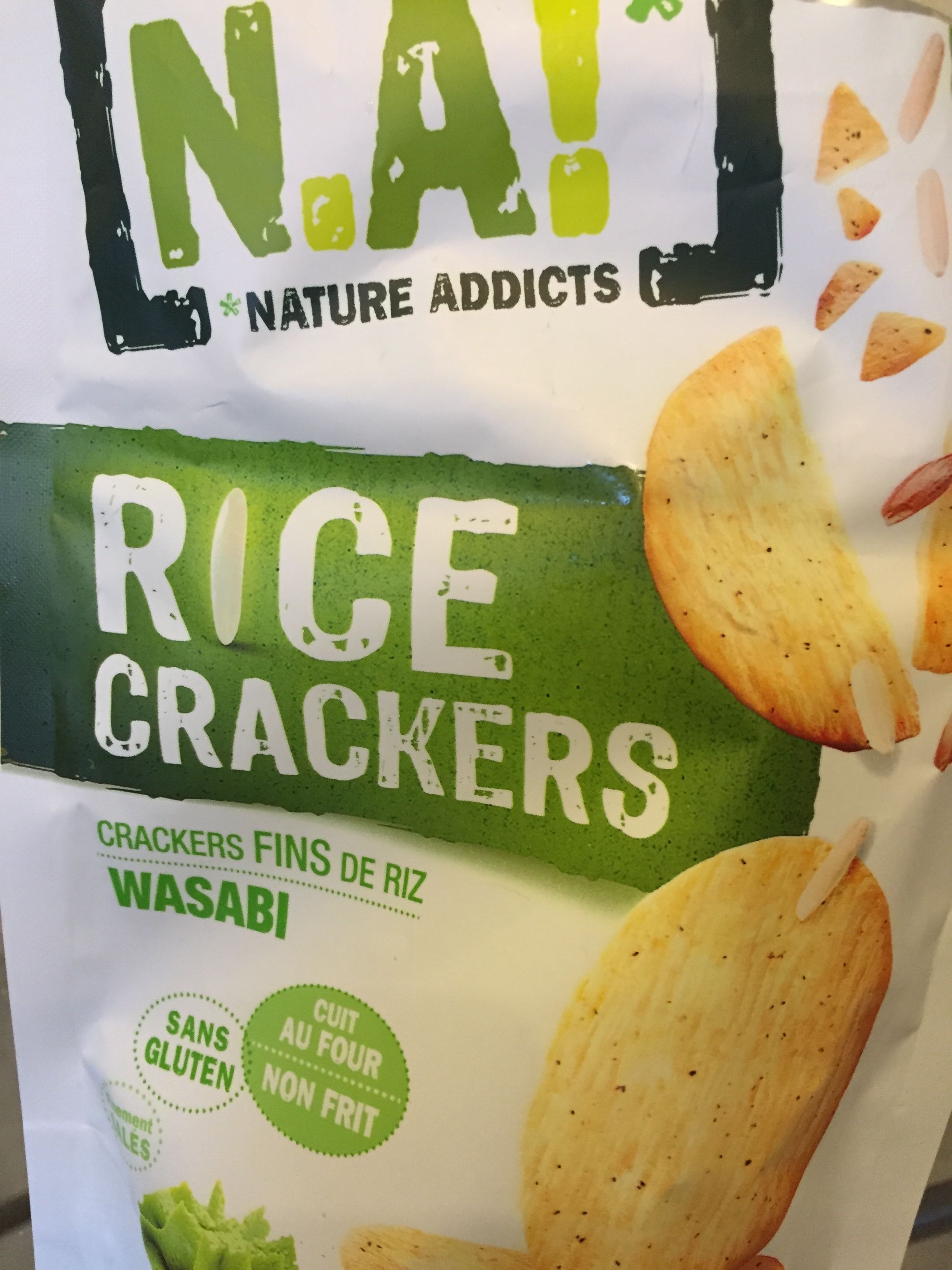 Rice Crackers Fins au de riz wasabi - Producto - fr