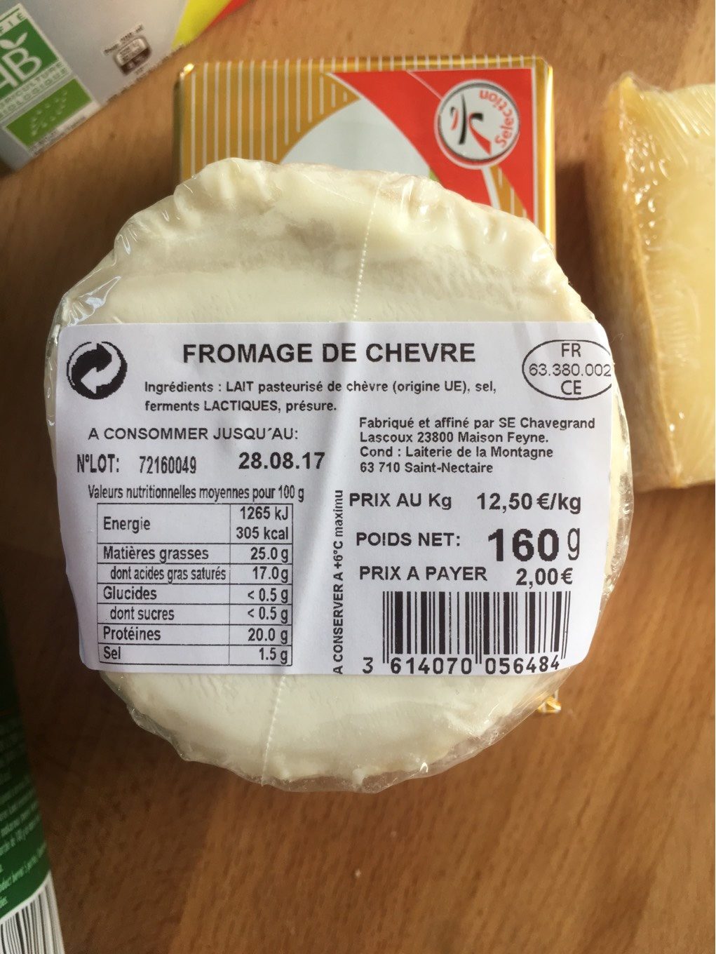 Fromage de chevre - 产品 - fr
