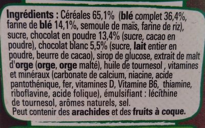 Chocapic duo - Ingredients - fr