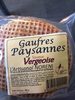 Gaufres paysannes - Product