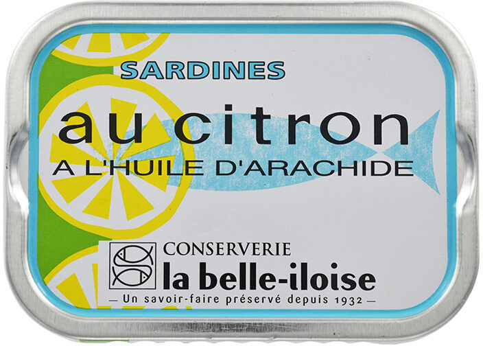 Sardines au citron et à l'huile d'arachide - نتاج - fr