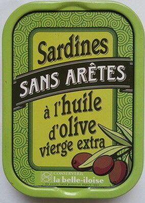 Sardines sans arêtes à l'huile d'olive vierge extra - Produit