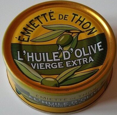 émietté de thon a l'huile d'olive vierge extra - Produit