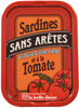 Sardines sans arêtes à l'huile d'olive et à la tomate - Product