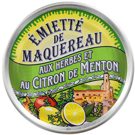 Emietté de maquereau aux herbes et au citron de Menton - Produit