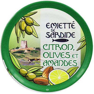 Emietté de sardine citron, olives et amandes - Produit