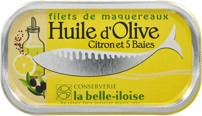 Filets de maquereaux à l'huile d'olive, citron et 5 baies - Product - fr