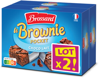 Brossard-lot2 mini brownie chocolat au lait x8 - Produkt - fr