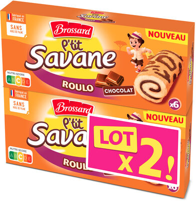 Lt2 p'tit savane roulo chocolat x6 150g - Product - fr