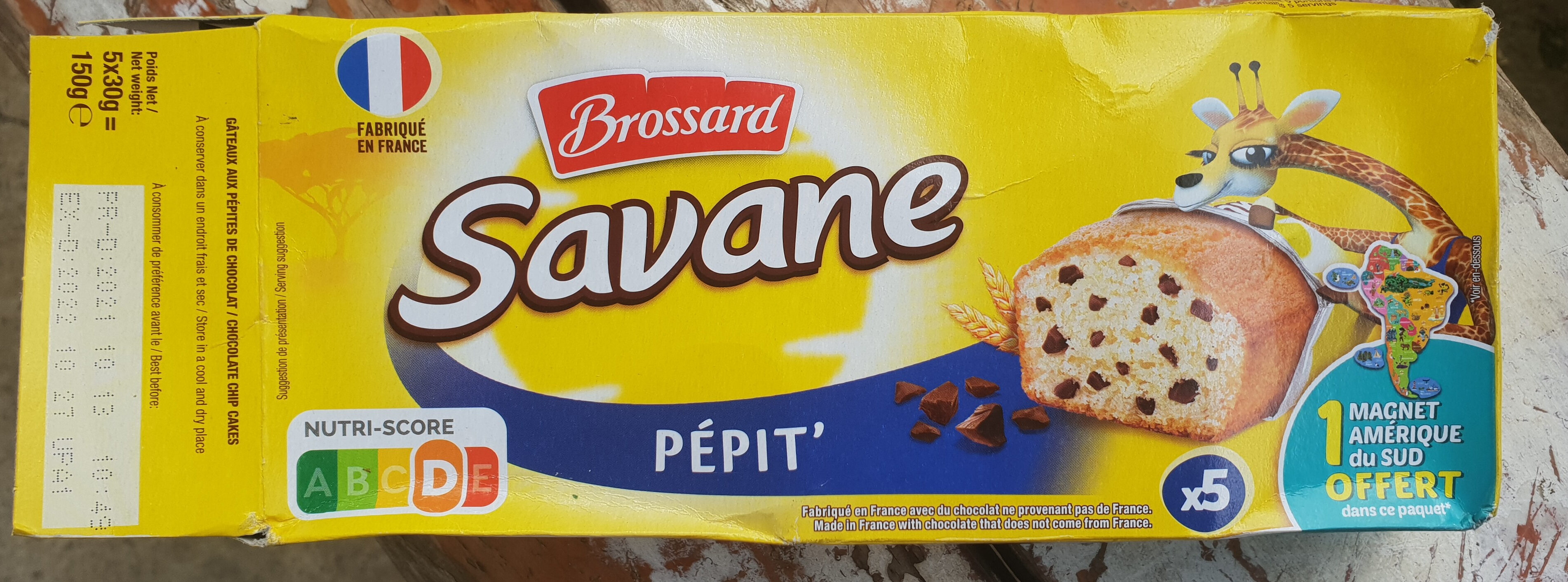 Savane Pépit' - Ingredients - fr
