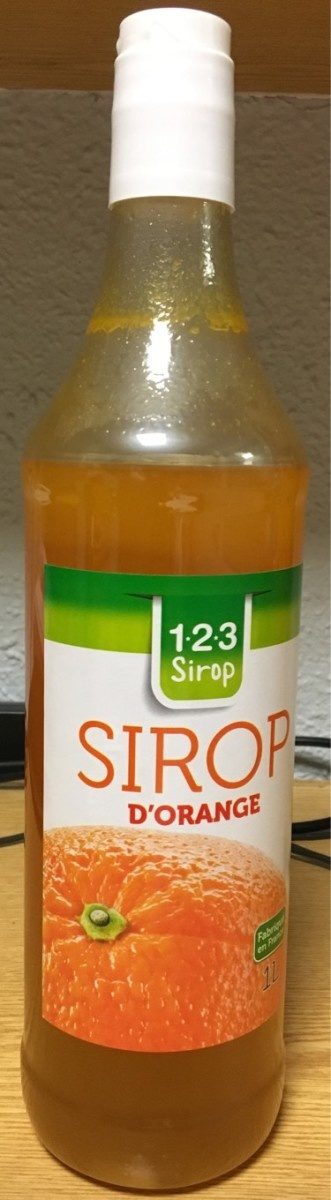 Sirop d'orange - Produit