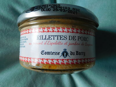 Rillettes de porc au piment d'Espelette et jambon de Bayonne - Product - fr