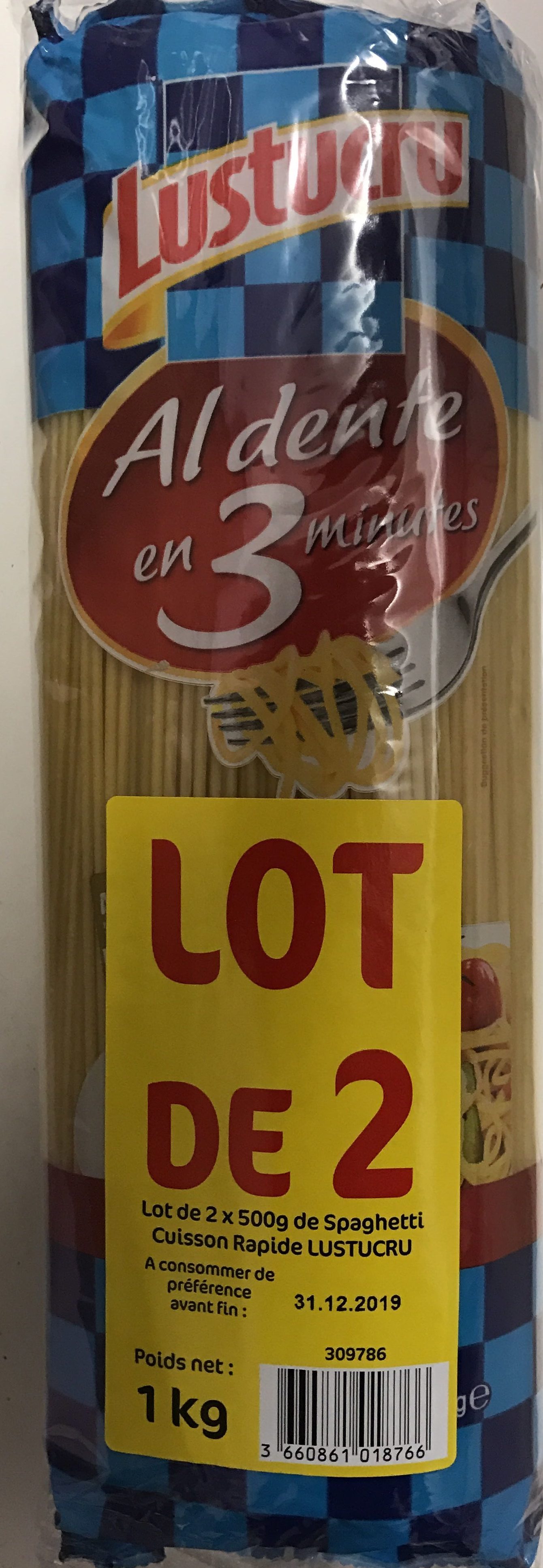 Spaghetti Al Dente en 3 minutes - Produit