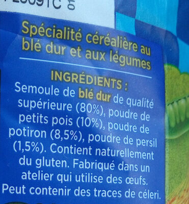Torsettes - Ingredientes - fr