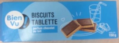 Biscuits tablette parfum chocolat au lait - Product - fr