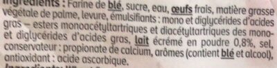 10 Pains au Lait - المكونات - fr