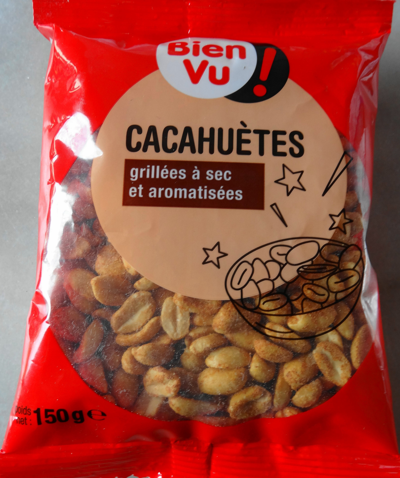 Cacahuètes grillées à sec & aromatisées - Produit